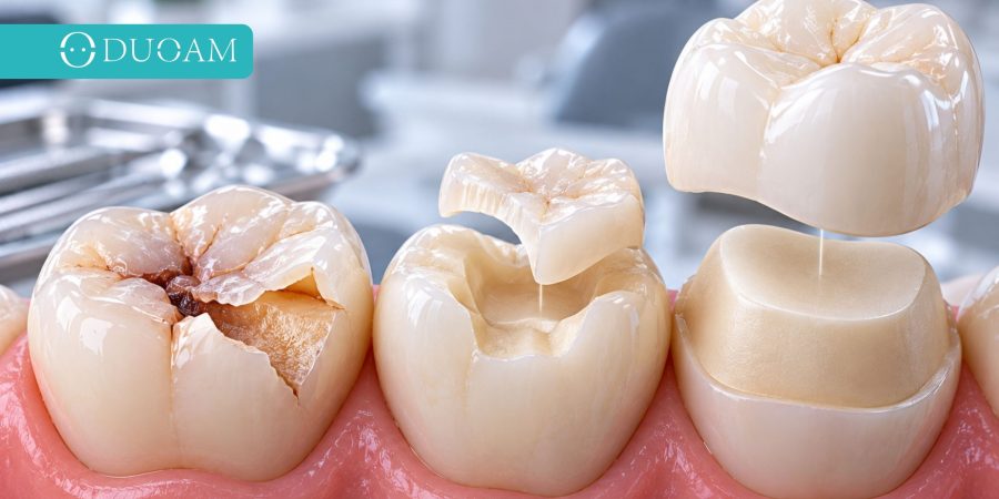 Reconstrucciones Dentales Incrustaciones y coronas para recuperar dientes fracturados